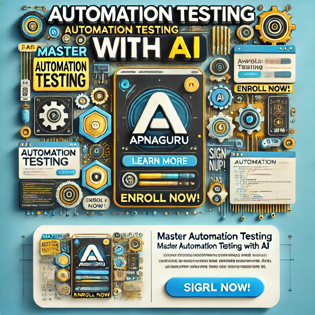 ApnaGuru Automation Testing Course